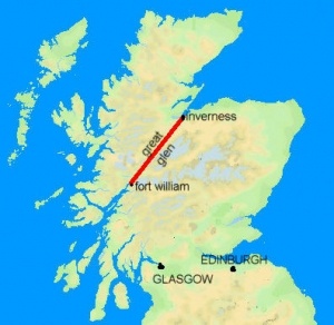 Skotland - The Great Glen Run. FRa Fort William til Inverness