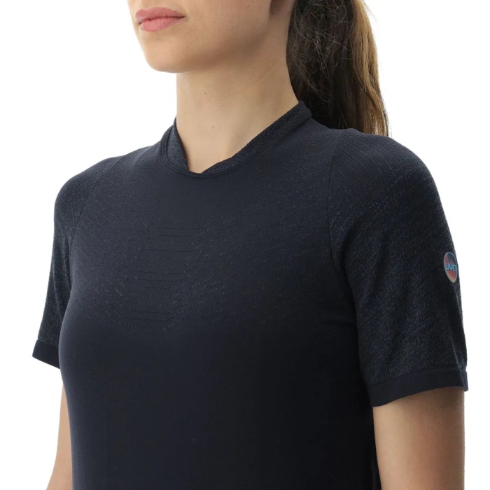 UYN Running Exceleration OW shirt - Black/Iron (D) - Image 7